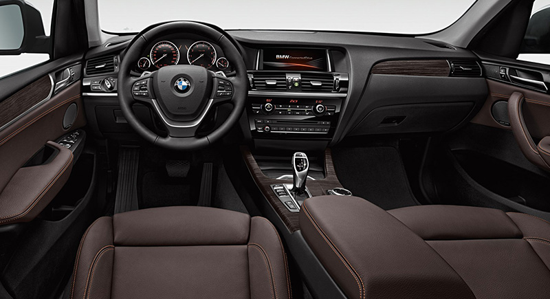 قسمت داخلی BMW X3