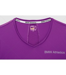 تی شرت زنانه بنفش بی ام و BMW Athletics
