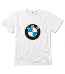 تی شرت سفید لوگو بی ام و BMW