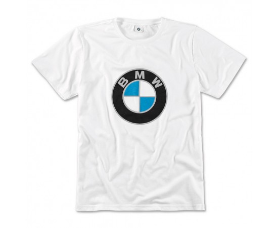 تی شرت سفید لوگو بی ام و BMW