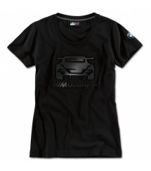 تی شرت زنانه مشکی بی ام و BMW M8 GTE