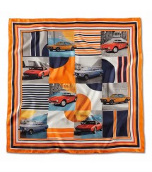 روسری ابریشمی نارنجی بی ام و BMW Classic