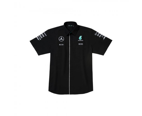 پیراهن مردانه مشکی تیم بنز Mercedes-Benz