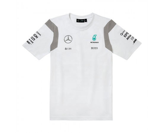 تی شرت مردانه سفید بنز Mercedes-Benz Driver