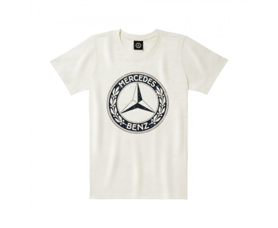 تی شرت مردانه سفید لوگو بنز Mercedes-Benz