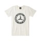 تی شرت مردانه سفید لوگو بنز Mercedes-Benz