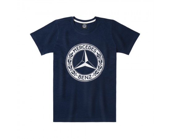 تی شرت مردانه سرمه‌ای لوگو بنز Mercedes-Benz