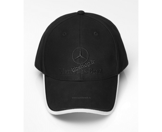 کلاه مردانه ساده مشکی بنز Mercedes-Benz