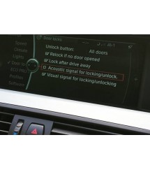 فعال سازی صدای تایید باز و بسته شدن درب ها در BMW
