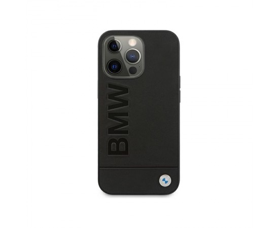 قاب موبایل BMW اورجینال چرم مشکی iPhone 13