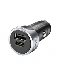 شارژر USB بی ام و دو خروجی تایپ A و C شارژر USB بی ام و دو خروجی تایپ A و C