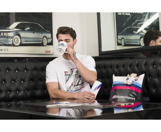 تیشرت سفید پوما BMW M Motorsport VINTAGE Car تیشرت سفید پوما BMW M Motorsport VINTAGE Car