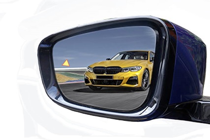 نشان‌گر نقاط کور آینه کامل BMW