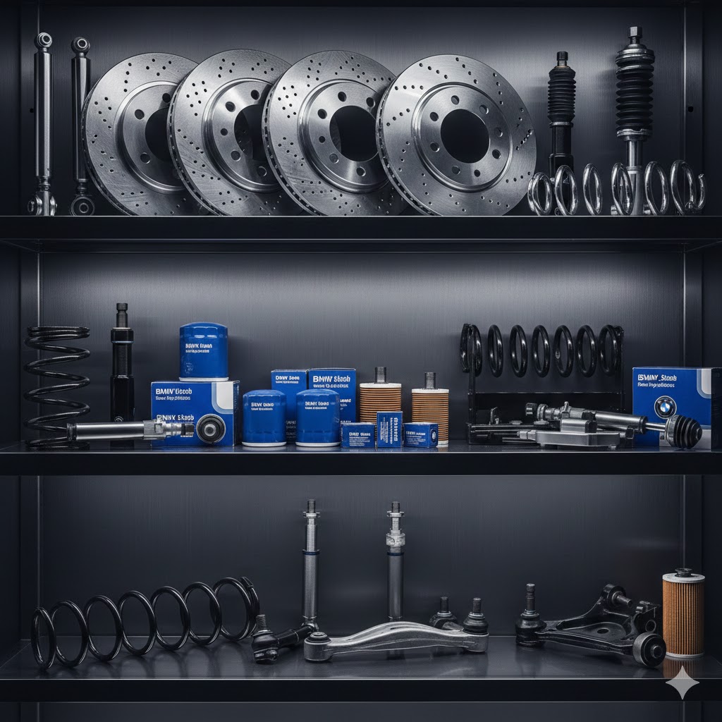 مجموعه قطعات یدکی اصلی بی ام و سری 6 شامل دیسک و فیلتر